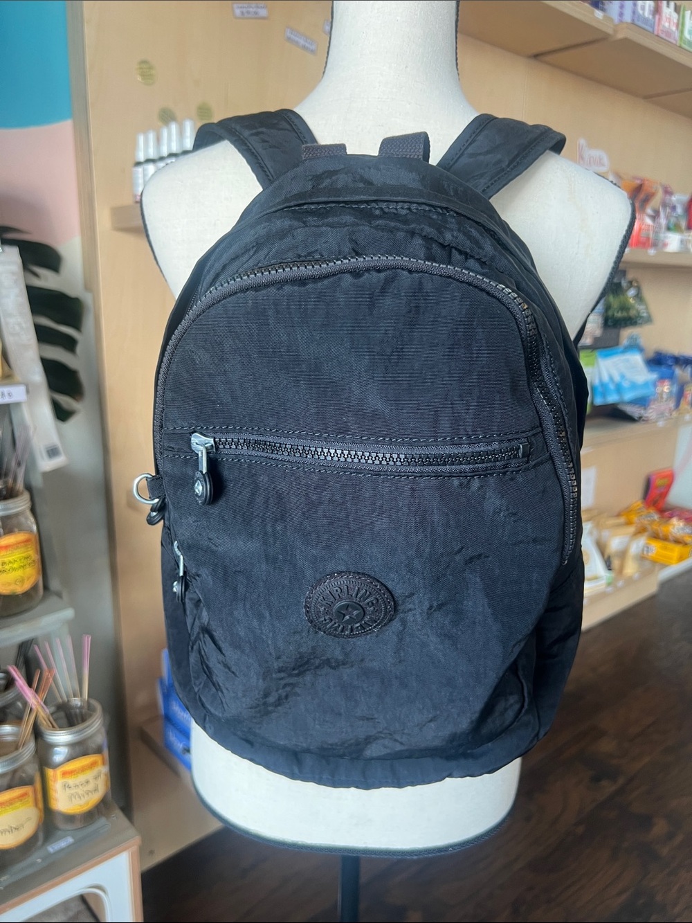 Kipling Challenger Small backpack in Black Lyst